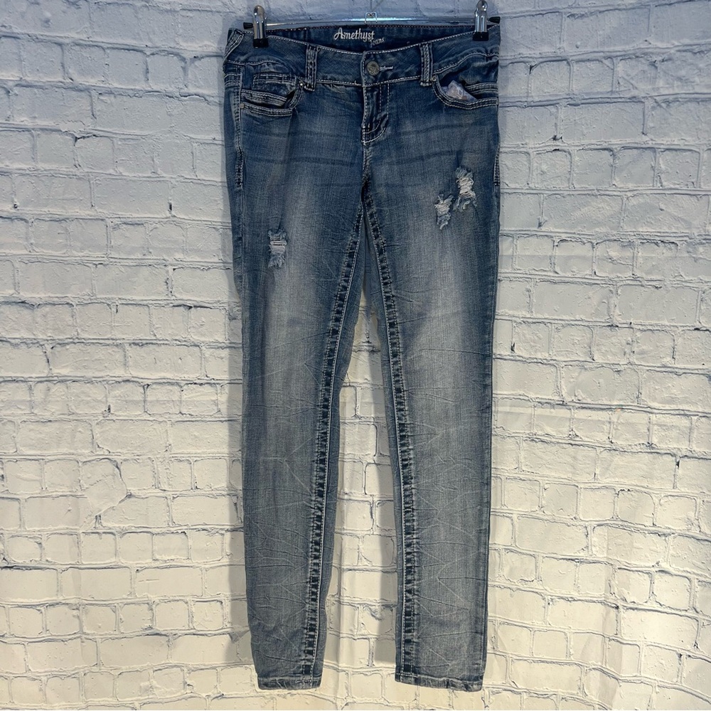 Amethyst Jeans Women's Dark Blue Denim - Picture 3 of 6